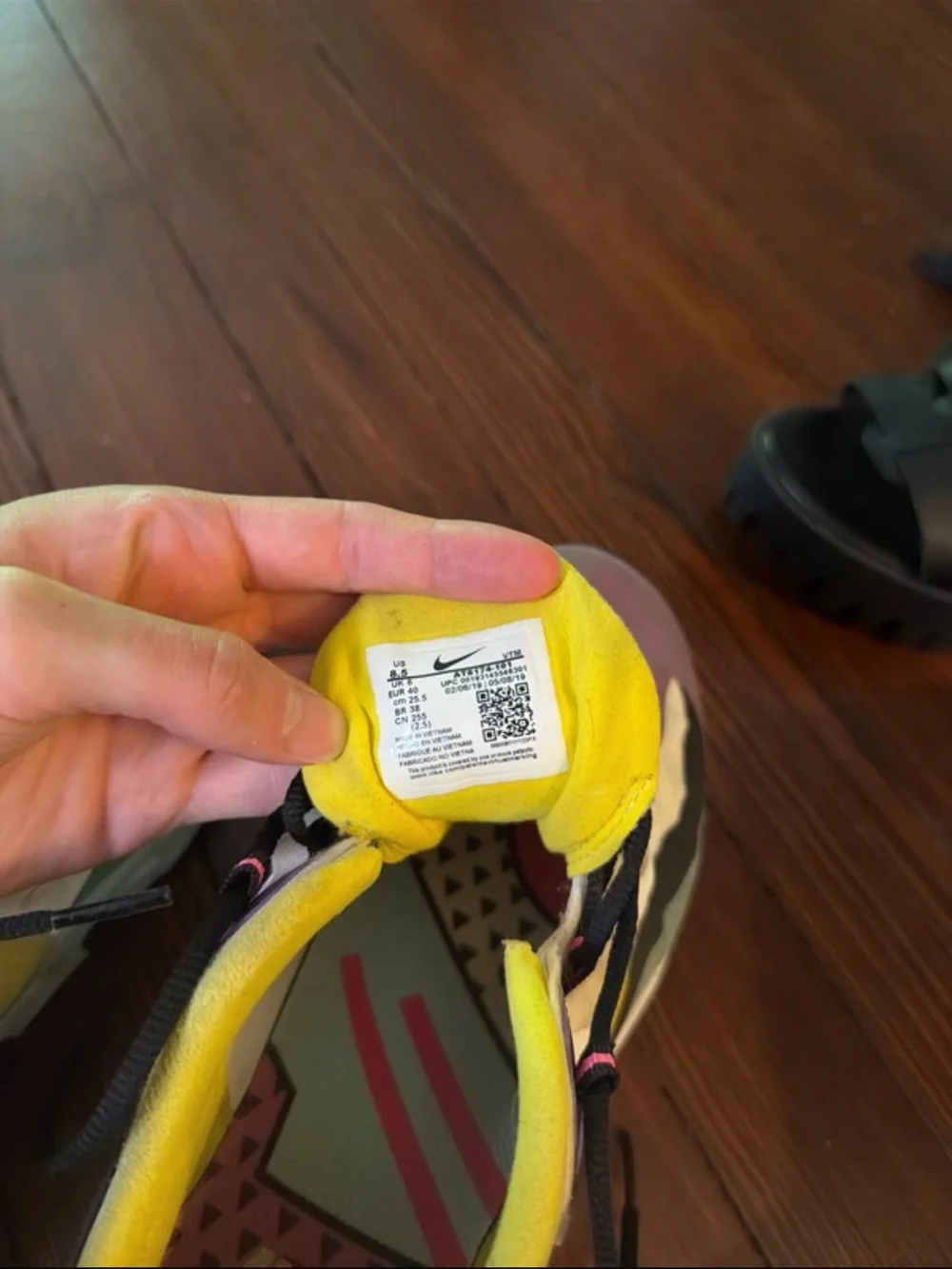 Nike air max react shoe
